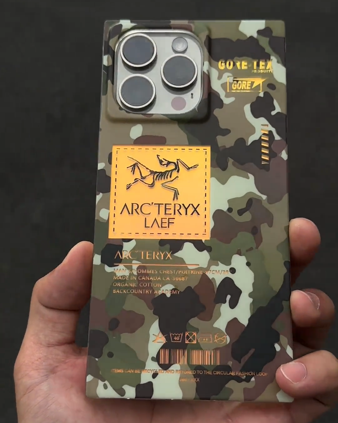 始祖鳥迷彩鐳射手機殼-ZUIHANG SHOP